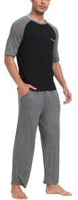 Brand New MoFiz Men's Pajamas Sets Summer Two Piece Sleepwear Loungewear