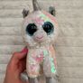 TY Flippables Diamond the Unicorn approx. 6 Used Please see photos Image 3
