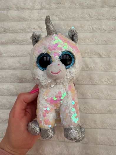 TY Flippables Diamond the Unicorn approx. 6 Used Please see photos