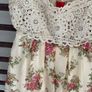 dress Bnwot cream floral mini dress size medium Christina V brand Image 4