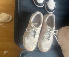 trainers worn once or twice to big for me the asics are a 5.5 and nike are 5.5