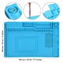 Phone Repair Magnetic Heat Resistant Silicone Working Mat Anti Static S160 Image 9