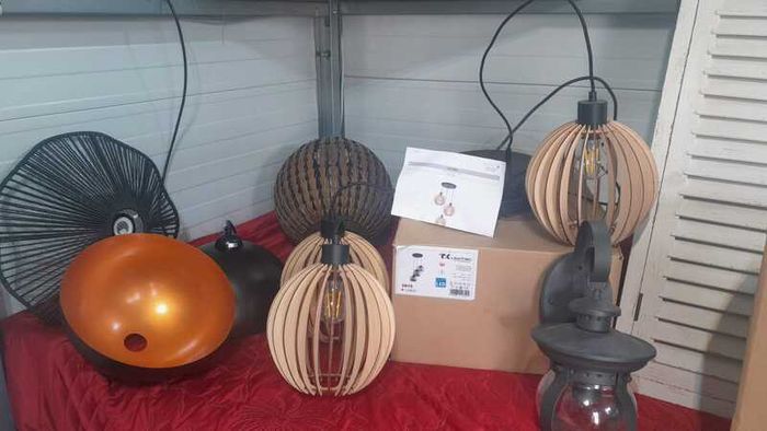 Collection of Dining/Living Lighting and shades