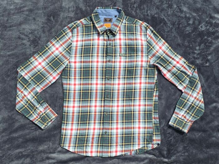 Superdry Men's Lumberjack WorkWear Button Down Shirt Size Medium