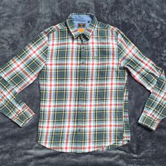 Superdry Men's Lumberjack WorkWear Button Down Shirt Size Medium