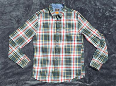 Superdry Men's Lumberjack WorkWear Button Down Shirt Size Medium