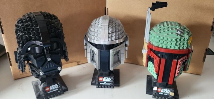 Star Wars Lego Helmets