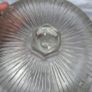 Vintage Pressed Clear Glass, Cheese Dome, Cheese Bell, Cheese Board, Dessert Dome, with matching Plate Image 4