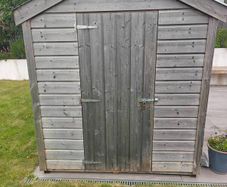 Garden wooden shed 8ft x 6ft