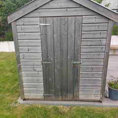 Garden wooden shed 8ft x 6ft