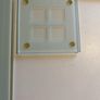 Table mats and matching coasters x 4 in glass Image 4
