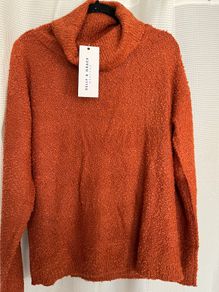 New Rust Roll Neck Bouchee Jumper