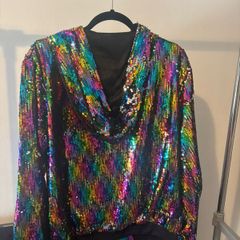 Sequin jacket (no brand)  Size S-M | Like new (small flaw)