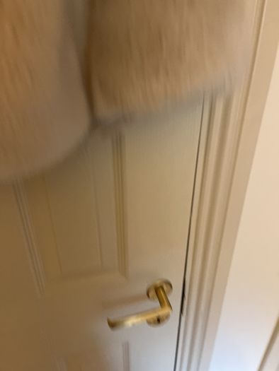 Cream faux fur