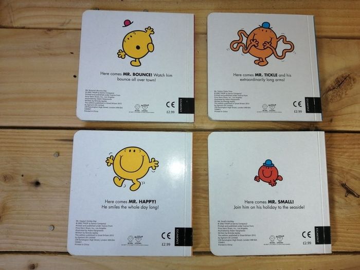 Mr. Men 4 chunky books Roger Hargreaves