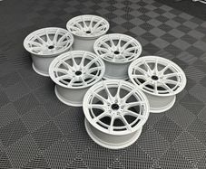 17 18" Inch Strom DSF55 Alloy Wheels 5x114.3 Nissan Silvia Skyline S14 S15 RX7 R32 R33 Lexus IS200