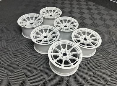 17 18" Inch Strom DSF55 Alloy Wheels 5x114.3 Nissan Silvia Skyline S14 S15 RX7 R32 R33 Lexus IS200