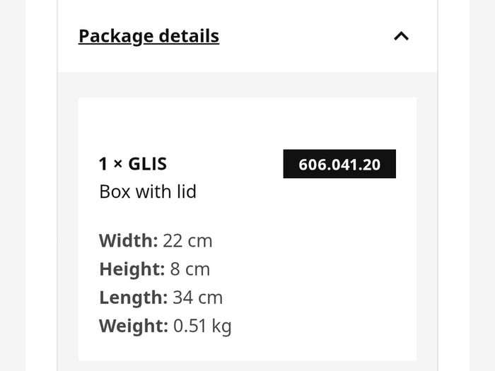 Ikea Glis Storage Box With 5 Compartments - Size - 34cm x 21cm - RRP - 5.00