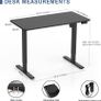 Electric Height Adjustable Standing Desk 110x60cm (FREE SHIPPING) Image 6