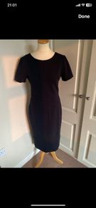 Boden size 12L black lined dress  NWOT
