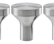 3 x Knob, stainless steel, 21 mm IKEA BAGGANAS brand new