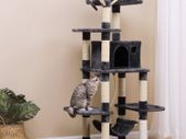 High quality Scratching post with hammock 154 cm  grey