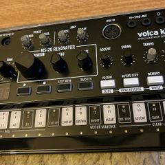 Korg Volca Kick Synthesizer & extras