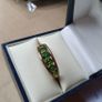9ct Gold Diopside Ring / Russian Emerald /Elegant Image 4