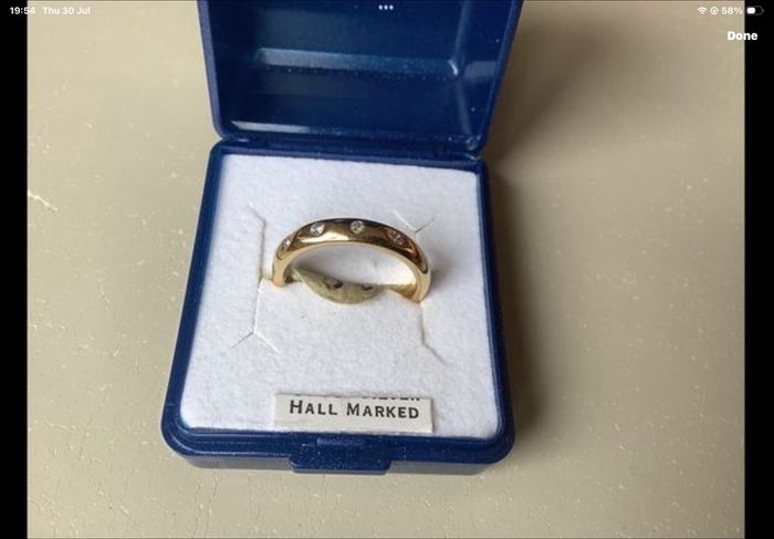 New 18ct Gold Cartier Style Diamond Ring