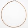925 Sterling Silver Herringbone Chain Choker Image 3