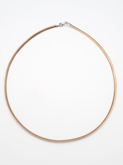 925 Sterling Silver Herringbone Chain Choker