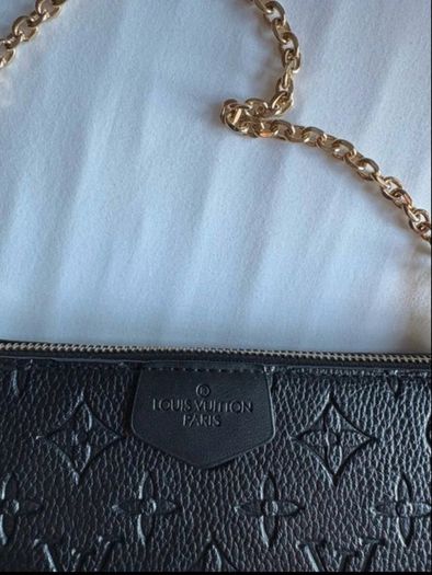Louis inspired shoulder pochette bag
