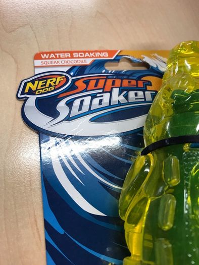 Dog water soaking cooling toy nerf dog