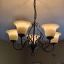Black Ceiling Light Fitting Image 2