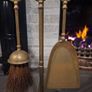 Lovely 1930s Brass Fireside Companion Horse Set Image 4