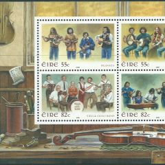 2008 Ireland Irish Music Commemorative Stamps Miniature Sheet Mint Never Hinged (MNH)