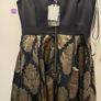 Beautiful black gold gala Oasis dress, with the tag, size 8 Image 4