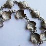 Vintage Sterling Silver 925 Shell Bracelet Conchas - Shell Bracelet (length 7,5" - 3,86g) Image 7
