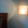 Opaque white oval wall lights x 2 Image 6