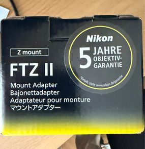 Nikon FTZ II Mount Adapter