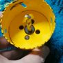 Holesaw Faithfull Varipitch 64mm HSS BI-Metal heavy duty professional with arbor adapter 32-210mml hole cutter Image 2