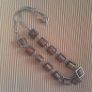 NECKLACE - Vintage - Stainless Steel & Wood Image 4