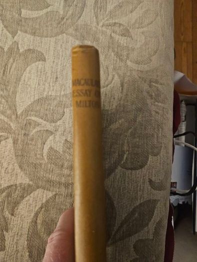 Macaulay's Essay On Mylton. Edited By John Downie. M.a. Hardback In Good Condition.  See Photos For Same.