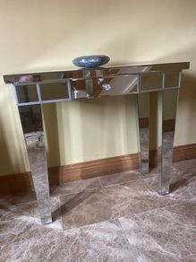 Mirrored Hall Console Table