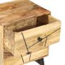 Bedside Cabinet 40x30x50 cm Solid Mango Wood Image 3