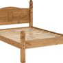 Corona 4'6" Bed  in Distressed Waxed Pine Image 3