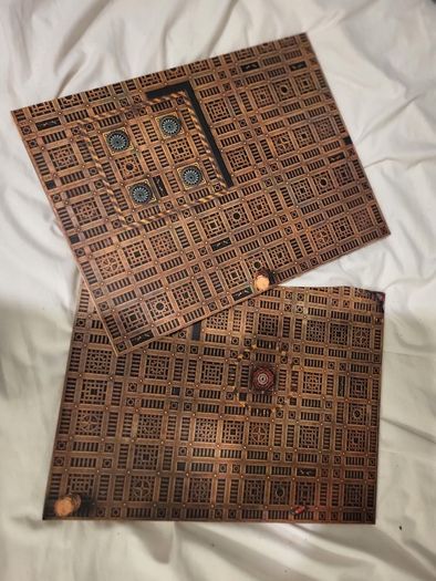 2x terrain board for Warhammer Imperium/Tyranids