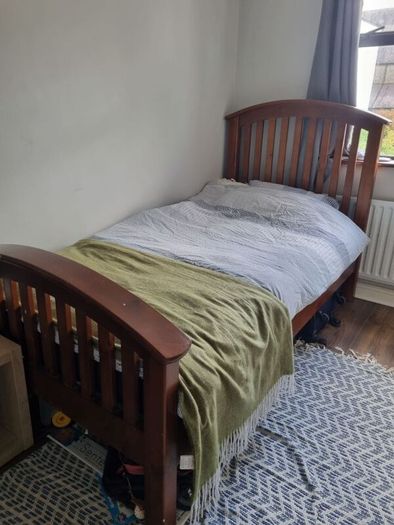 Solid Wood Single Bed