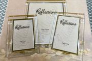 3 Piece Glass Photo Frames Set