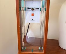 Bulova B1839 Willits Frank Lloyd Wright Mantel Clock
